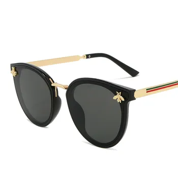 2020 luksuzni čebel Moda za ženske sončna Očala Moških Kvadratnih blagovno Znamko Design sončna Očala Oculos Retro moški železo