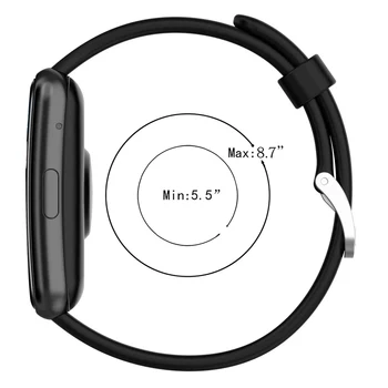Silikonski Trak Za Huawei Watch FIT Traku Smartwatch Pribor Zamenjava Manšeta Pas, zapestnica Huawei Watch fit 2020 Trak