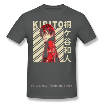 Moški Sword Art Online Alicization Sao Black T-Shirt Kirito Kazuto - Letnik Umetnosti Čistega Bombaža Tees Harajuku Vsakdanjem življenju