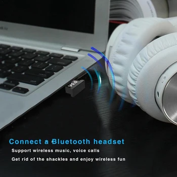 USB Bluetooth 5.0 Adapter Oddajnik Bluetooth Sprejemnik Zvoka Bluetooth Dongle Brezžični USB Adapter Za Računalnik Prenosni RAČUNALNIK