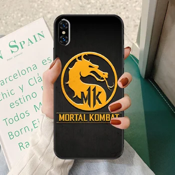 Igre Mortal Kombat MK Telefon Primeru Zajema Trup Za iphone 5 5s se 2 6 6s 7 8 12 mini plus X XS XR 11 PRO MAX black art nazaj trend