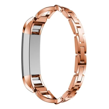 Za Fitbit Alta HR Pas Trak iz Nerjavnega Jekla Watch Band Ženske Lady Diamond Pasu Trak
