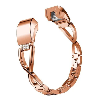 Za Fitbit Alta HR Pas Trak iz Nerjavnega Jekla Watch Band Ženske Lady Diamond Pasu Trak