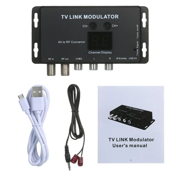 TVLINK AV Modulator, da RF Converter & IR Extender RF Modulator Uporabo Broadcast Standard PCB Vezje Zasnovan Večjo Stabilnost