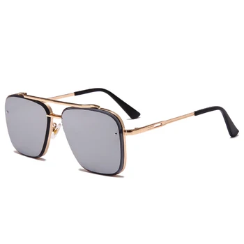Nova Moda Klasičnih Kvadratnih sončna Očala Kul Moški Letnik blagovno Znamko Design Kovinska sončna Očala Ženske Odtenki UV400 Oculos De Sol