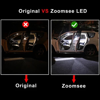 Zoomsee 15Pcs Notranjosti LED Za Chevrolet Prečna 2009-2021 Canbus Vozila Notranja Kupola Branje Svetlobe, brez Napak Auto Svetilke Komplet