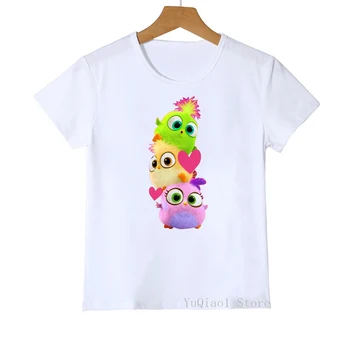 Otroci 's Majica s kratkimi rokavi Otroci Res In Mavrica Kraljestvu Risanka T Shirt Poletje Dekle T-Shirt Vrh Baby Toddler Belega T-Shirt Oblačila