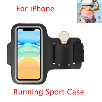 Tek Šport Primeru Telefon Za iPhone 11 Pro Max Roko Pasu Pametni Telefon, Držalo za Vrečke Za iPhone 12 Mini Max Pro Fitnes Zapestnica Torbica