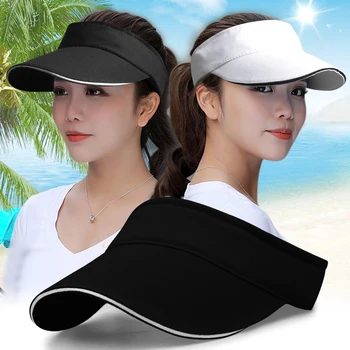 Teniški Kape Sonce Športni Vizir Klobuk Za Moške, Ženske Teče Plaži Baseball Caps 15 Barva Debelo golf kape