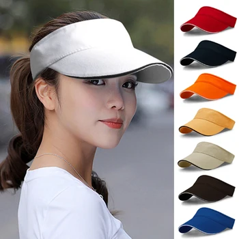 Teniški Kape Sonce Športni Vizir Klobuk Za Moške, Ženske Teče Plaži Baseball Caps 15 Barva Debelo golf kape