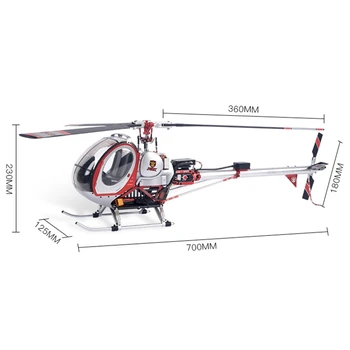 JCZK 300C 470L DFC 6CH 3D Super Simulacije Smart RC Helikopter je RTF Z GPS Eno tipko se Vrnete Hover