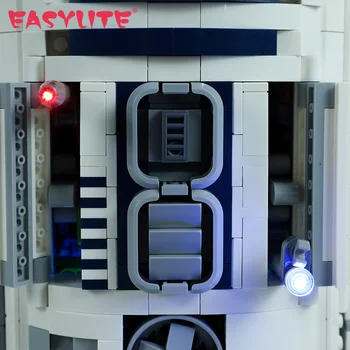 LED Osvetlitev Set za 75308 Star R2-D2 Robot gradniki Zbirateljske DIY Igrače Ne spadajo Opeka Le svetloba Kit