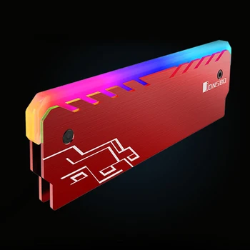JONSBO NC-1 RAM Heatsink RGB Pomnilnik hladilnika Hladilnik Telovnik Za Namizni RAČUNALNIK DIY DDR DDR3 Pomnilnik DDR4 Radiator Hlajenje, Toplotne Blazinice