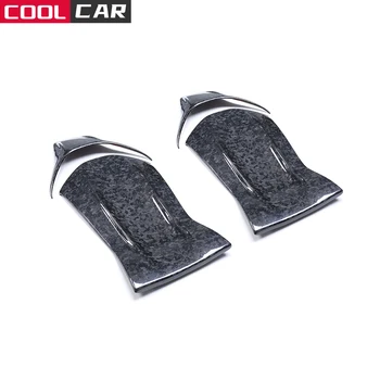 Ogljikovih Vlaken Sedež Hrbtni Pokrovček Seatback Lupini za Mercedes Benz C63 A45 CLA45 GLA45 AMG Avto Styling Stol Nazaj Obliž Benche