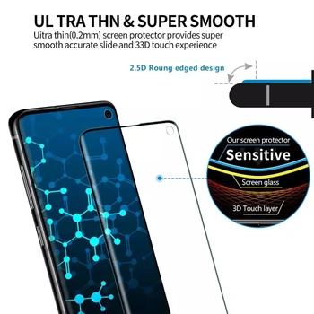 100D Kaljeno Steklo Za Samsung Galaxy Note 20 Ultra S21 S10 S20 S8 S9 Plus S10E S105G S20FE Opomba 10 9 8 S21U Screen Protector