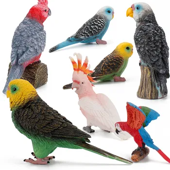 Papiga Igrače, Figurice Veren Živali Jasen Otrok Fidget Igrače Soba Dekoracijo Obrti Otrok Montessori Odraslih Zbirka