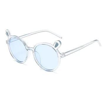 Otrok, Fant, Dekle Srčkan Risanka Zajec Ušesa Obliko, Okrogla sončna Očala Darilo Za Otroke Vintage sončna Očala UV400 Zaščito