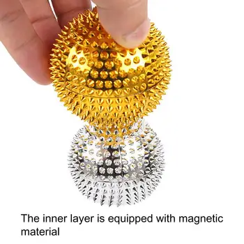 1 Par Magnetni Roko Fitnes Žogo Iglo Mini Zdravje Fizikalne Terapije Strani Akupunktura Žogo za Unisex