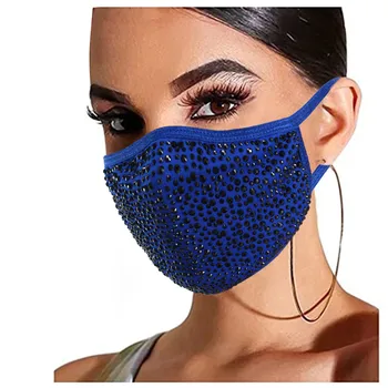 Bling Kristalno Oblikovalec maske za obraz ženske mascherina maski ochronne masker obraz masko topmask Dekoracijo stranka