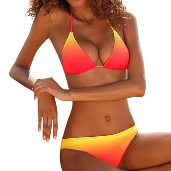 Zanko Seksi Žensk Brazilski Bikini Komplet 2020 Kopalke Povodcem Telovnik Vrhovi Kopalkah Na Plaži Kopalke Femme Poletje Novo Obleko Prodaje Set