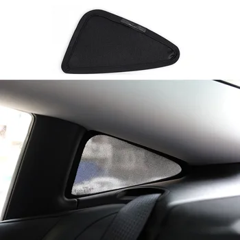 2pcs za Tesla Model 3 Avtomobila Strani Okna Trikotnik Dežnik Spredaj Zadaj za Zaščito pred Soncem Toplotna Izolacija Trikotnik ne Senci Zaščitnik