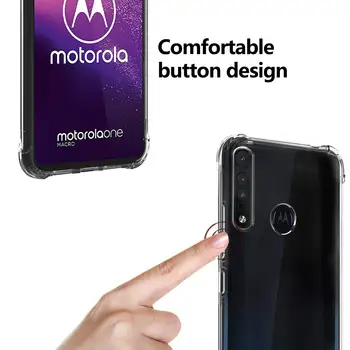 Za Motorola Moto G50 G100 G30 G10 G Stylus2021 G9 Igrajo G8 Moči G 5G Plus Primeru Mehke Silikonske Shockproof Jasno TPU Zadnji Pokrovček