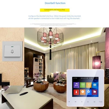 Bluetooth Smart Control Glasbeni Sistem, Stropni Zvočnik Modulov Dom Avdio Sistem Digitalni Stereo Ojačevalnik v Steno za Hotel