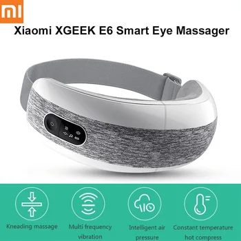 Xiaomi XGEEK E6 Pametne Oči Massager Bluetooth Music 40 Stopinj Vroče Stiskanje 4 Načini Pritisnite Zložljive Oči, se Sprostite Massager
