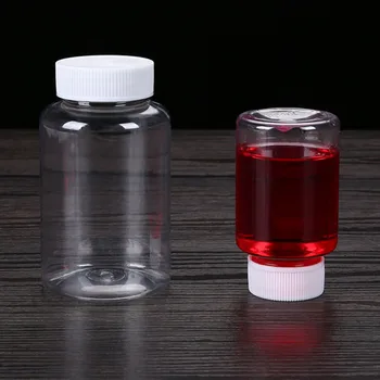 5PCS 20ml/30 ml/100 ml/150 ml Plastična PET Jasno Prazno Pečat Steklenice Trdno v Prahu Medicine Tabletke Tehtnica Posodo Reagenta Pakiranje Steklenica