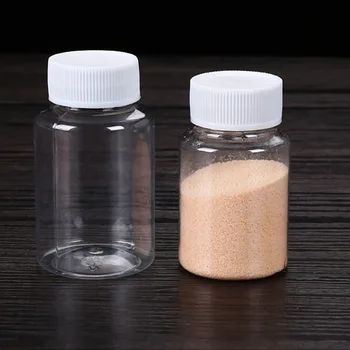 5PCS 20ml/30 ml/100 ml/150 ml Plastična PET Jasno Prazno Pečat Steklenice Trdno v Prahu Medicine Tabletke Tehtnica Posodo Reagenta Pakiranje Steklenica