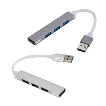 USB 3.0 HUB 5Gbps High Speed USB 3.0 HUB Aluminij Zlitine USB 3.0 2.0 Adapter 4 Vrata Multi Splitter Prenosni Extender