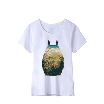 Risanka Totoro Cvet Obliž Železa o Prenosu Obliži za Oblačila DIY T-shirt Aplicirano Prenos Toplote Vinyl Nalepke Termični Pritisnite