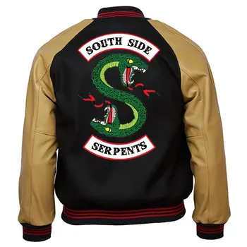 Zelena Kača Prenos Toplote Nalepke Riverdale Južni Strani Serpents Železa Na Obliži Za Oblačila DIY Hoodies Suknjič Aplicirano Dekor