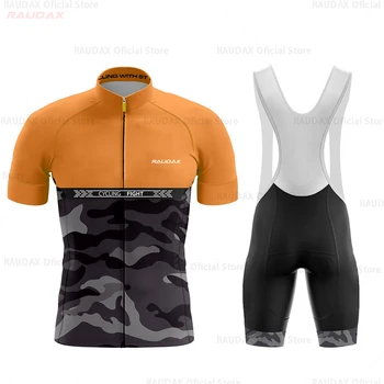 Kolesarski Dres Komplet Moških 2021 Novo Ekipo EKOIES Camuflaje Kolesarjenje Oblačila Kolesa Bib Hlače MOŠKI Kolo Jersey Set Ropa Ciclismo
