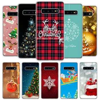 Vesel Božični okraski, Telefon Primeru Za Samsung Galaxy A50 A70 A10 A20E A51 A71 M30S A30 A40 A01A21 A6 A7 A8 A9 Plus + Coque