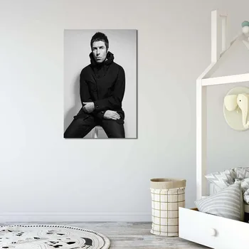 Brez Okvirja HD Doma Dekoracijo Tiskanje Liam Gallagher Platno Oljna slika, Dnevna Soba Dekoracijo