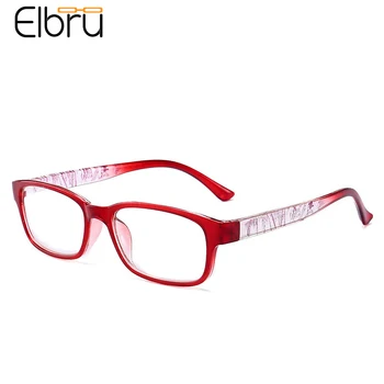 Elbru Moda Letnik HD Smolo Objektiv Obravnavi Očala Natisnjeni Noge Presbyopic Očala Antifatigue Očal Za Starejše Ženske Moški