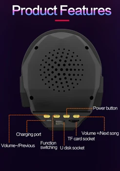 X5 Brezžični Bluetooth Zvočnik TWS Subwoofer Bass Stereo FM Avdio Predvajalnik Glasbe Doma Stranka Zvočnik Music Ojačevalnik