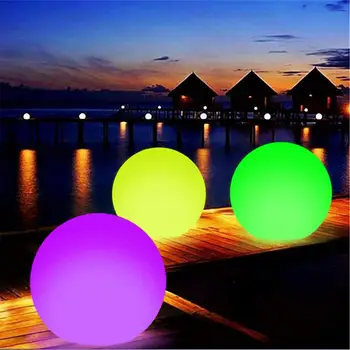 Žareče Žogo Smešno Napihljivi Svetlobna Žogo 13Colors LED Žogo Dekorativni Žogo Plaže za Zunanji Bazen Zunaj