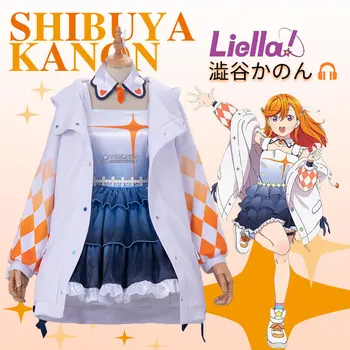 Anime Lovelive SuperStar!! Novo Ekipo Liella SJ Shibuya Kanon Arashi Chisato Cosplay Kostum Halloween Ženske Brezplačna Dostava 2021New