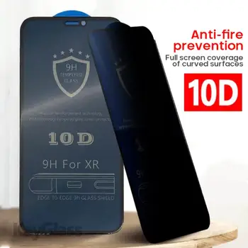 Novih Zasebnih Zaščitnik Zaslon Za IPhone 12 Max Pro Anti-spy Kaljeno Steklo Za IPhone 12 MINI 9H Zasebnosti Stekla HD Kaljeno Steklo