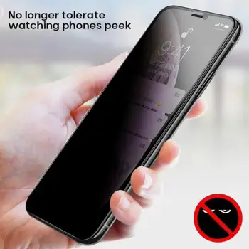 Novih Zasebnih Zaščitnik Zaslon Za IPhone 12 Max Pro Anti-spy Kaljeno Steklo Za IPhone 12 MINI 9H Zasebnosti Stekla HD Kaljeno Steklo