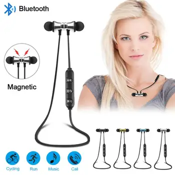 Brezžične Slušalke Bluetooth V4.2 Brezžične Bluetooth Slušalke Z Magnetnim Brezžične Stereo Magnetni Čepkov Z Mic Športne Slušalke