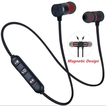 Brezžične Slušalke Bluetooth V4.2 Brezžične Bluetooth Slušalke Z Magnetnim Brezžične Stereo Magnetni Čepkov Z Mic Športne Slušalke