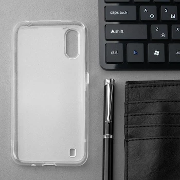 Чехол Inovacije, для Samsung Galaxy A01, силиконовый, прозрачный 5188366