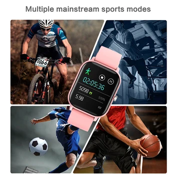 P8 Pametno Gledati Moški Ženske Poln na Dotik IP67 Nepremočljiva Fitnes Tracker Sport Srčnega utripa Smartwatch za Amazfit Gts Xiaomi