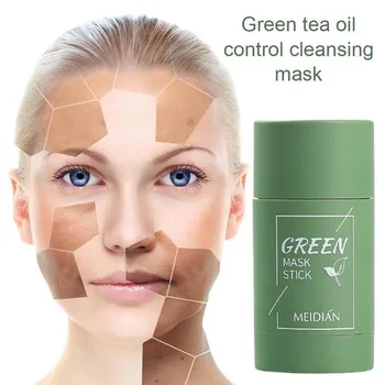 Zeleni Čaj Za Čiščenje Z Glino Palico Masko Za Akne, Čiščenje Lepoto Kože, Zeleni Čaj Vlažilne Vlažilna Zob Skrbi Masko