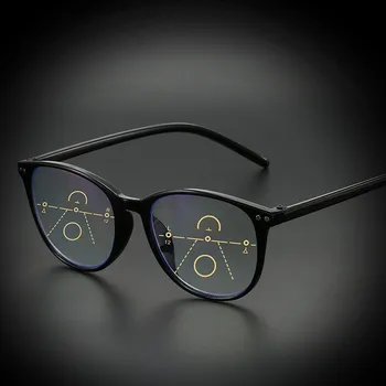 Iboode Klasičen Moški Ženske Anti Modra Svetloba Progresivna Multifokalna Obravnavi Očala Moda Računalnik Buljiti Presbyopic Očala