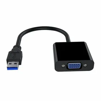 Premium USB 2.0/3.0, Da VGA Multi-Display Adapter Pretvornik Zunanjih Video Grafične Kartice, Prenosni USB Na VGA Pretvornik