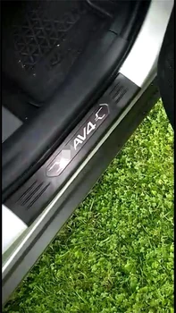 Za Toyota RAV4 XA50 2019 2020 iz Nerjavečega Izvažajo Tablice Vrata Polico Zaščitnik Okraskov Kick Stražar Pedal Kritje Nalepke Avto Dodatki